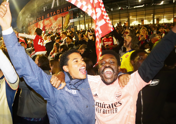 There’s joy everywhere you look in Islington Arsenal celebrations 9