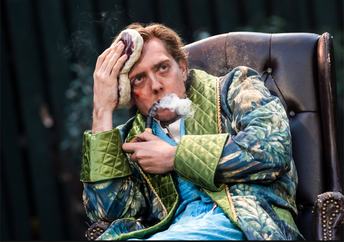 Joshua James in Sherlock Holmes. Photo by Tristram Kenton