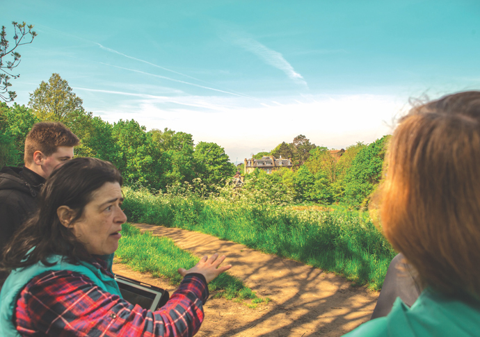 Constable on the beat: how painter was drawn to ‘the lungs of London’ Estelle Lovatt on the Constable trail in Hampstead photo credit Cristina Schek