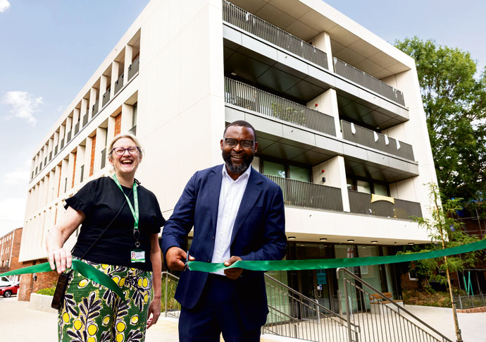 Forty-six new council homes are unveiled Elthorne Ribbon Cutting SB_02