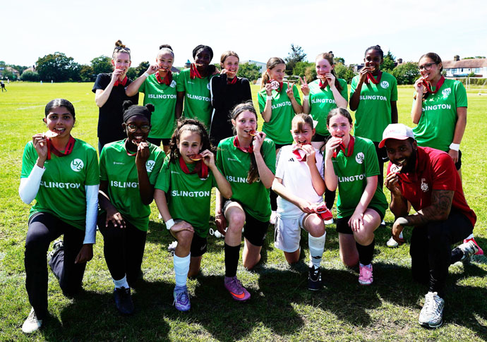 Team Islington’s Under-13s Girls