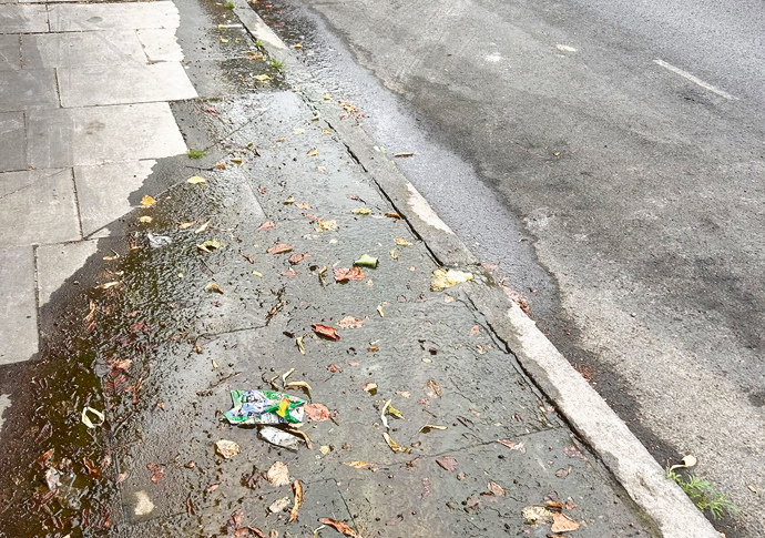 10-month row over leak… six million litres of water wasted Dartmouth Park dribble