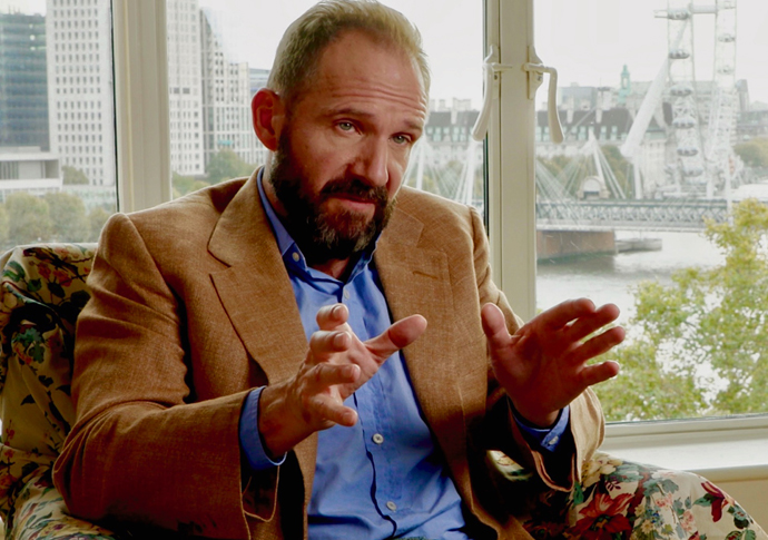 Ralph Fiennes in Coup 53 photo CHRIS MORPHET