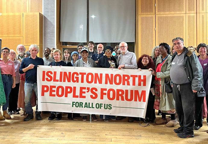 Health and housing on the agenda at People’s Forum Islington People's forum 17-09-25