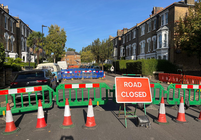 Yet another burst pipe shuts road in Finsbury Park Lancaster Road closed after burst water main