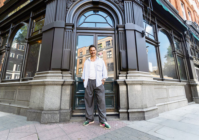 Landlord set to breathe new fire into dragon pub Marc Francis Burn at the George and Dragon