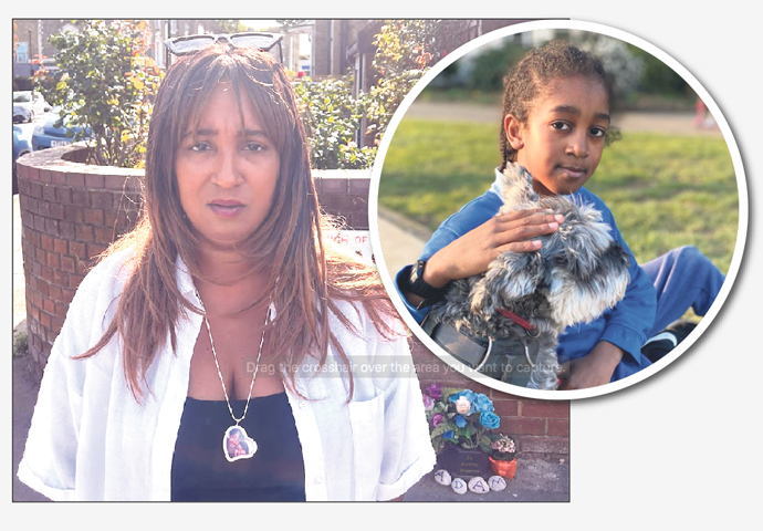 Mother’s anguish at council action to remove memorial to her child Nicola Henry and her son Adam