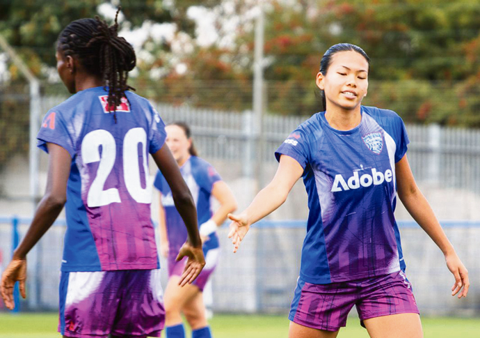Andrea Chan on the right PHOTO by Sophia Demetriades
