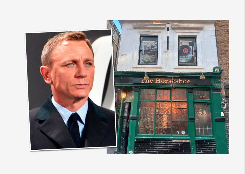 Daniel Craig buys ‘darts mecca’ local pub Daniel Craig and The Horseshoe copy