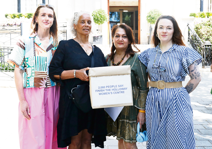 Step forward in plan for women’s centre Holloway-Womens-group-at-town-hall-credit-Daniaal-Khalid-