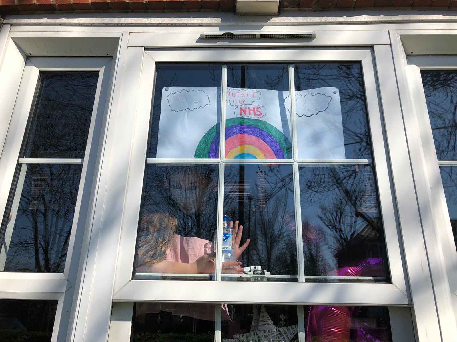Rainbows in windows to say thanks to key workers | Islington Tribune